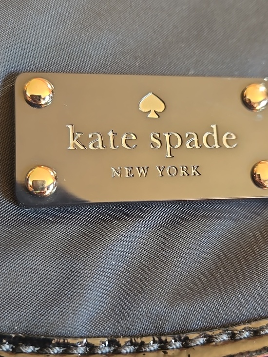 kate spade Convertible Black Nylon & Patent Leather Drawstring Backpack - Picture 2 of 13